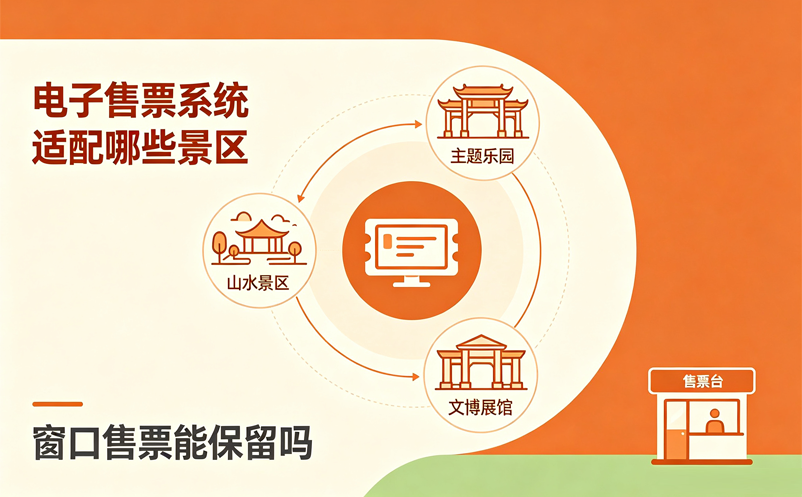 景区电子售票系统适合哪些景区？传统窗口售票还能保留吗