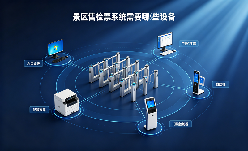 景区售检票系统需要哪些设备?票务硬件配置方案 景区售检票系统需要哪些设备?票务硬件配置方案
