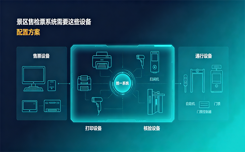 景区售检票系统需要哪些设备?票务硬件配置方案 景区售检票系统需要哪些设备?票务硬件配置方案