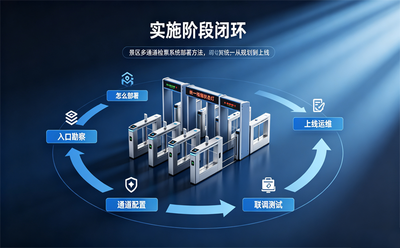 景区多通道检票系统怎么部署？从入口规划到统一核销的实施方法