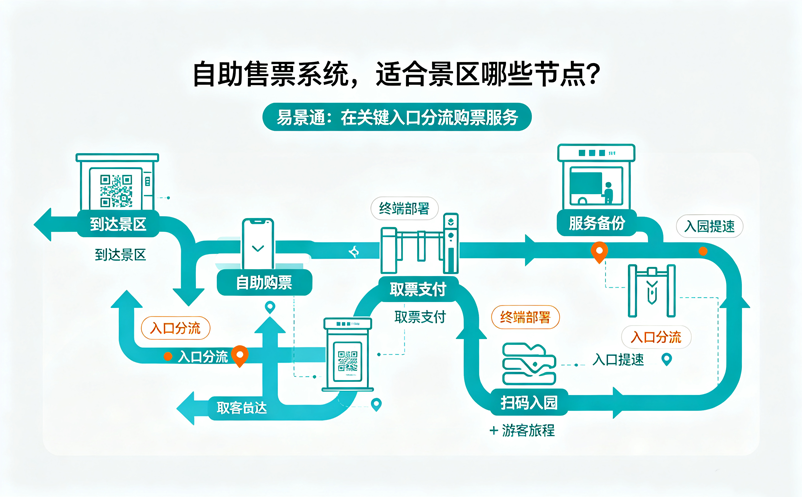 景区自助售票系统适合什么场景?人工窗口和自助购票怎么搭配 景区自助售票系统适合什么场景?人工窗口和自助购票怎么搭配