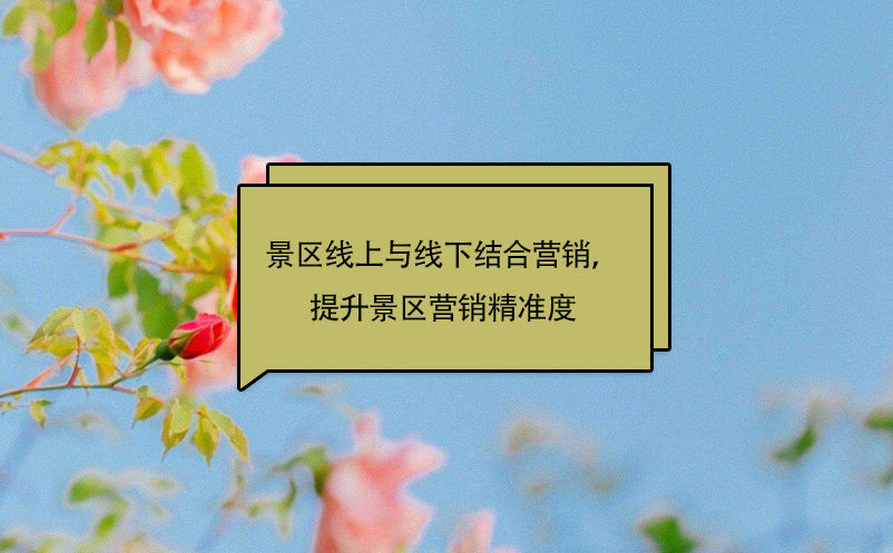 景区线上与线下结合营销，提升景区营销精准度