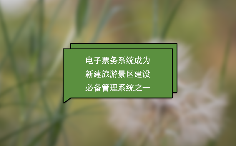 景点管理系统：景区电子门票管理系统