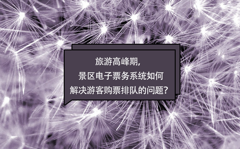 旅游高峰期，景区电子票务系统如何解决游客购票排队的问题？