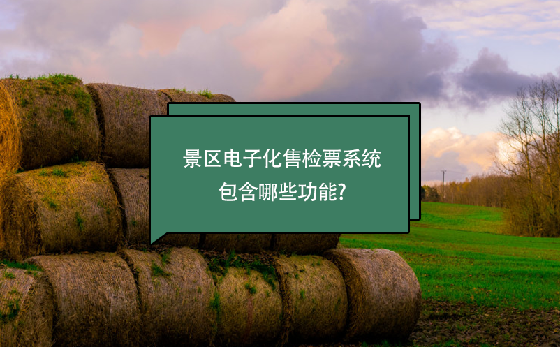 景区电子化售检票系统包含哪些功能?