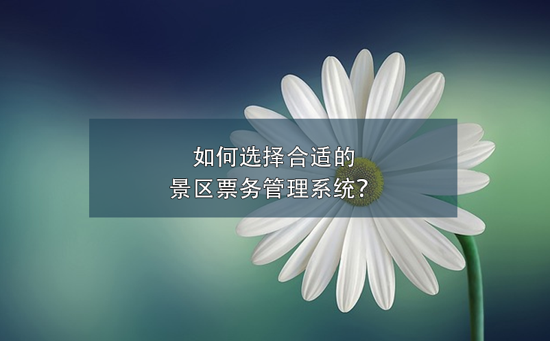 智慧景区票务系统如何提高游客体验？