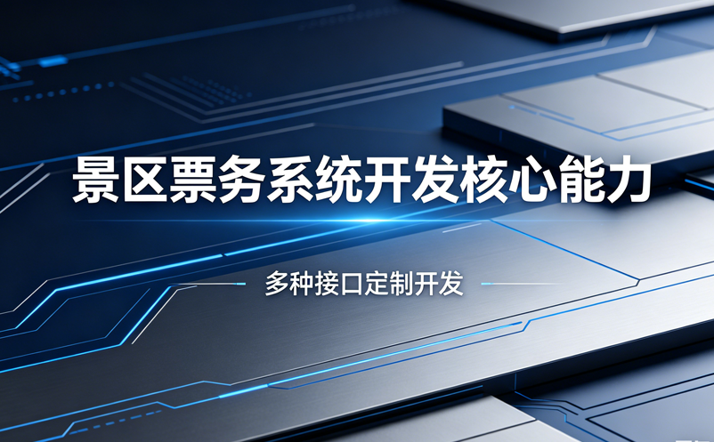 景区票务系统开发核心能力:多种接口定制开发 
