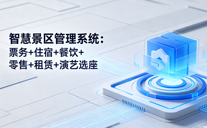 智慧景区管理系统：票务+住宿+餐饮+零售+租赁+演艺选座 