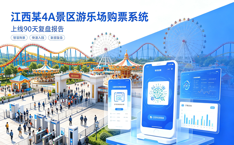 江西某4A景区游乐场购票系统上线90天复盘报告 