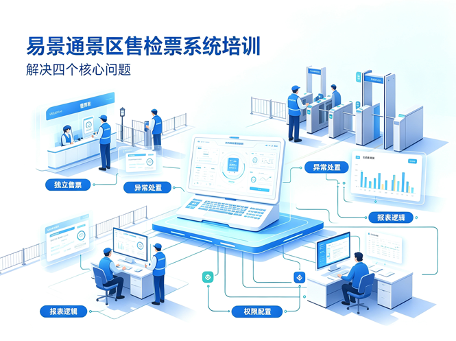易景通景区售检票系统培训不是走过场，而是解决这四个核心问题