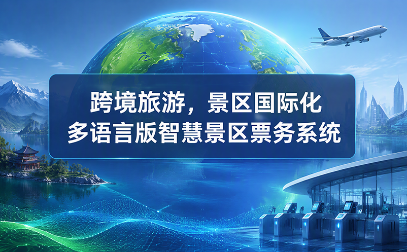 跨境旅游，景区国际化多语言版智慧景区票务系统