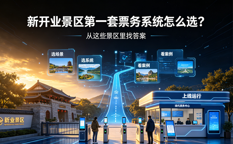 新开业景区第一套票务系统怎么选？从这些景区里找答案