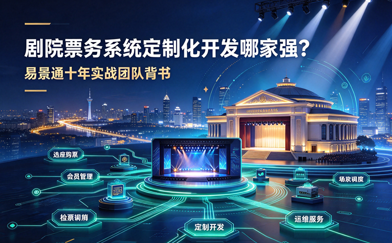 剧院票务系统定制化开发哪家强？易景通十年实战团队背书 