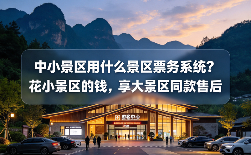 中小景区用什么景区票务系统？花小景区的钱，享大景区同款售后